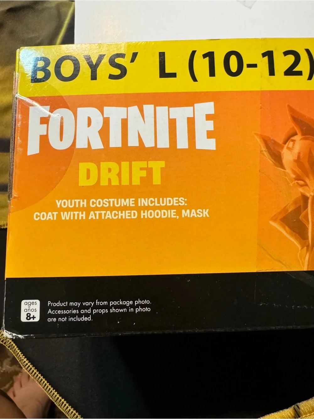 NWT - Fortnite Drift Costume Boys Large 10/12 – Mask Halloween Costume Gamer